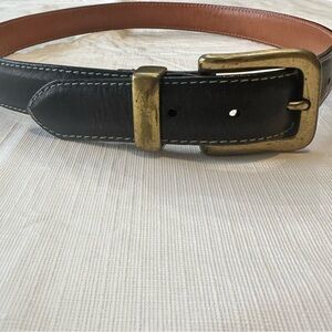Black Belt with Gold Closure